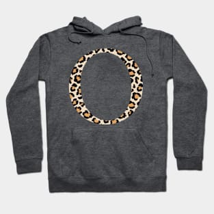 Omicron O Cheetah Letter Hoodie